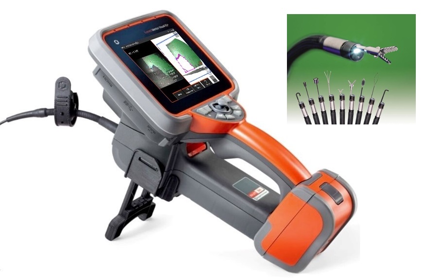 內(nèi)置機械手通道的高清智能三維測量孔探設備